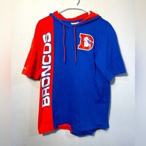 Mitchell & Ness Denver Broncos Women’s Hooded T-Shirt- Size M